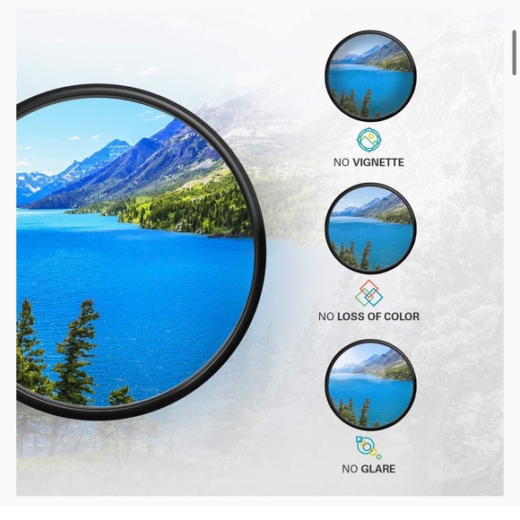 NEW IN BOX Polaroid 4 piece multi coated camera lens filter kit 67mm - Picture 3 of 9